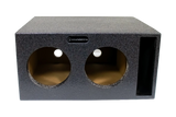 SoundSkins Enclosures | Universal Dual 8" Ported XL SPL - Premium USA Made Subwoofer Box with Bed Liner Spray Finish SoundSkins Global