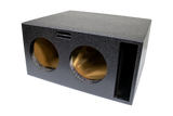 SoundSkins Enclosures | Universal Dual 8" Ported XL SPL - Premium USA Made Subwoofer Box with Bed Liner Spray Finish SoundSkins Global