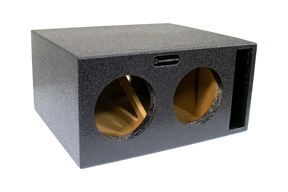 SoundSkins Enclosures | Universal Dual 8" Ported XL SPL - Premium USA Made Subwoofer Box with Bed Liner Spray Finish SoundSkins Global