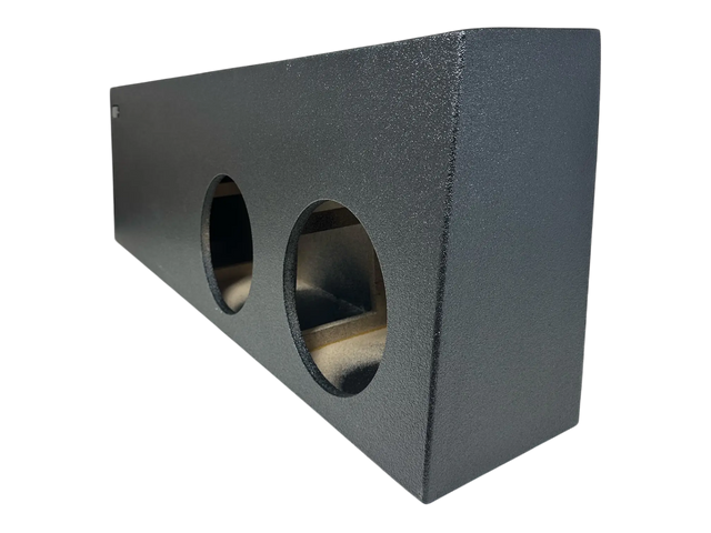 SoundSkins Enclosures | Dodge RAM 2006 - 2024 MEGA Cab AND Regular Cab Dual 12" Ported - Premium USA Made Subwoofer Box with Bed Liner Spray Finish SoundSkins Global