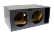 SoundSkins Enclosures | Universal Dual 10" Ported XL SPL- Premium USA Made Subwoofer Box with Bed Liner Spray Finish SoundSkins Global