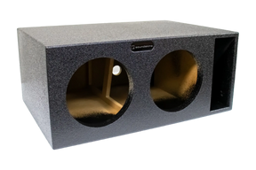 SoundSkins Enclosures | Universal Dual 10" Ported XL SPL- Premium USA Made Subwoofer Box with Bed Liner Spray Finish SoundSkins Global
