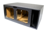 SoundSkins Enclosures | Universal Dual 10" Ported XL SPL- Premium USA Made Subwoofer Box with Bed Liner Spray Finish SoundSkins Global