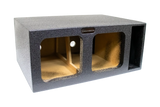 SoundSkins Enclosures | Universal Dual 10" Ported XL SPL- Premium USA Made Subwoofer Box with Bed Liner Spray Finish SoundSkins Global
