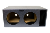 SoundSkins Enclosures | Universal Dual 10" Ported XL SPL- Premium USA Made Subwoofer Box with Bed Liner Spray Finish SoundSkins Global
