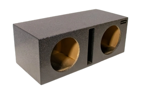 SoundSkins Enclosures | Universal Dual 10" Ported - Premium USA Made Subwoofer Box with Bed Liner Spray Finish SoundSkins Global