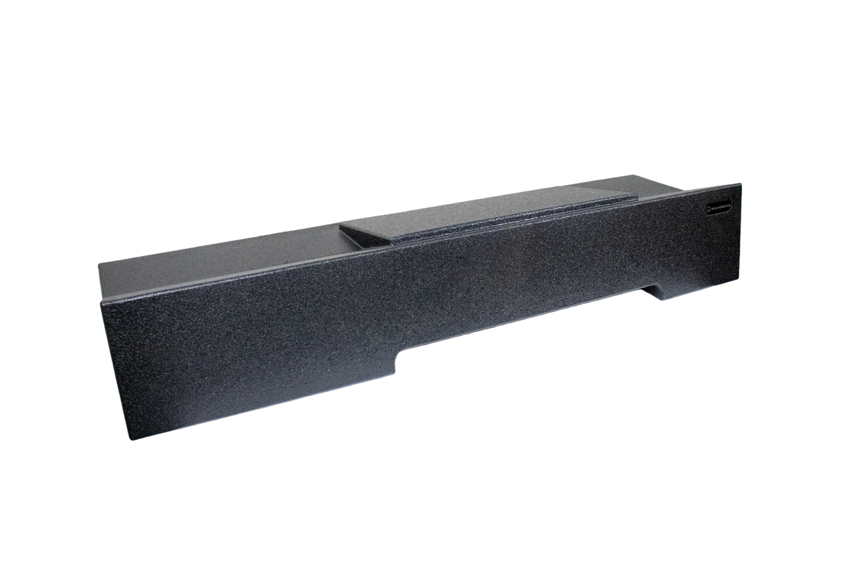 SoundSkins Enclosures | Ford F-250 / F-350 / F-450 Super Duty 2017+ Dual 12" Deluxe Ported- Premium USA Made Subwoofer Box with Bed Liner Spray Finish SoundSkins Global