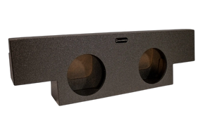 SoundSkins Enclosures | GMC Sierra / Chevrolet Silverado Crew Cab 1999-2006 Dual 10" Sealed "T" Shape- Premium USA Made Subwoofer Box with Bed Liner Spray Finish SoundSkins Global