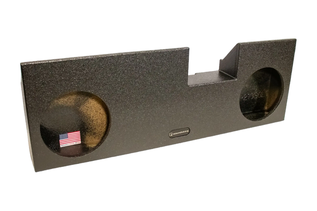 SoundSkins Enclosures | Jeep Gladiator 2018+ Dual 10" Sealed - Premium USA Made Subwoofer Box with Bed Liner Spray Finish SoundSkins Global