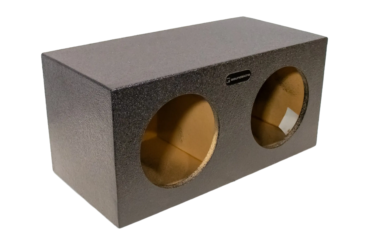 SoundSkins Enclosures | Universal Dual 10” Sealed - Premium USA Made Subwoofer Box with Bed Liner Spray Finish SoundSkins Global