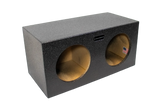 SoundSkins Enclosures | Universal Dual 10” Sealed - Premium USA Made Subwoofer Box with Bed Liner Spray Finish SoundSkins Global