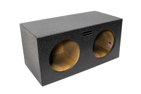 SoundSkins Enclosures | Universal Dual 10” Sealed - Premium USA Made Subwoofer Box with Bed Liner Spray Finish SoundSkins Global