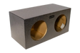 SoundSkins Enclosures | Universal Dual 8” Sealed - Premium USA Made Subwoofer Box with Bed Liner Spray Finish SoundSkins Global