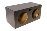 SoundSkins Enclosures | Universal Dual 8” Sealed - Premium USA Made Subwoofer Box with Bed Liner Spray Finish SoundSkins Global
