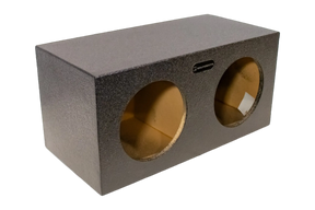 SoundSkins Enclosures | Universal Dual 8” Sealed - Premium USA Made Subwoofer Box with Bed Liner Spray Finish SoundSkins Global