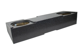 SoundSkins Enclosures | GMC Sierra / Chevrolet Silverado Crew Cab 2019+ Dual 12" Ported Up Fire - Premium USA Made Subwoofer Box with Bed Liner Spray Finish SoundSkins Global