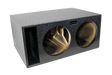 SoundSkins Enclosures | Universal Dual 12" Ported Front Fire XL SPL - Premium USA Made Subwoofer Box with Bed Liner Spray Finish SoundSkins Global