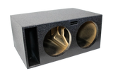 SoundSkins Enclosures | Universal Dual 12" Ported Front Fire XL SPL - Premium USA Made Subwoofer Box with Bed Liner Spray Finish SoundSkins Global