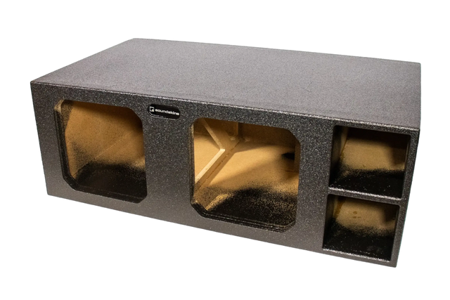 SoundSkins Enclosures | Universal Dual 12" Ported XL SPL for Kicker Solo X - Premium USA Made Subwoofer Box with Bed Liner Spray Finish SoundSkins Global