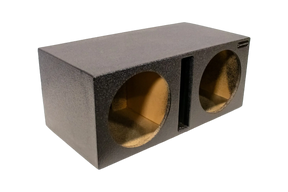 SoundSkins Enclosures | Universal Dual 12" Ported - Premium USA Made Subwoofer Box with Bed Liner Spray Finish SoundSkins Global