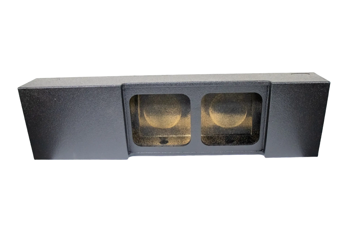 SoundSkins Enclosures | Ford F-150 SuperCrew 2009+ Dual 12" Deluxe Sealed - Premium USA Made Subwoofer Box with Bed Liner Spray Finish SoundSkins Global
