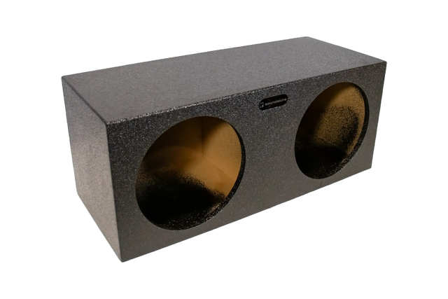 SoundSkins Enclosures | Universal Dual 12” Sealed - Premium USA Made Subwoofer Box with Bed Liner Spray Finish SoundSkins Global