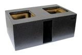 SoundSkins Enclosures | Universal Dual 15" Ported Up Fire XL SPL - Premium USA Made Subwoofer Box with Bed Liner Spray Finish SoundSkins Global