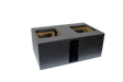 SoundSkins Enclosures | Universal Dual 15" Ported Up Fire XL SPL - Premium USA Made Subwoofer Box with Bed Liner Spray Finish SoundSkins Global