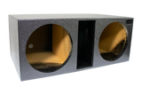 SoundSkins Enclosures | Universal Dual 15" Ported Front FIre XL SPL - Premium USA Made Subwoofer Box with Bed Liner Spray Finish SoundSkins Global