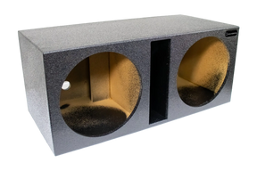 SoundSkins Enclosures | Universal Dual 15" Ported - Premium USA Made Subwoofer Box with Bed Liner Spray Finish SoundSkins Global