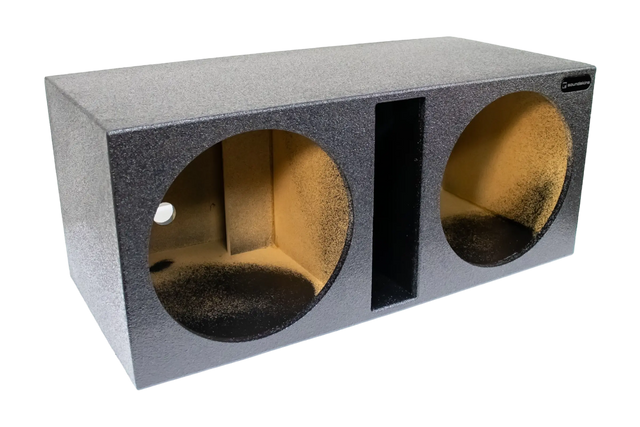 SoundSkins Enclosures | Universal Dual 15" Ported - Premium USA Made Subwoofer Box with Bed Liner Spray Finish SoundSkins Global