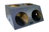 SoundSkins Enclosures | Universal Quad 12" Angle Face Sealed - Premium USA Made Subwoofer Box with Bed Liner Spray Finish SoundSkins Global
