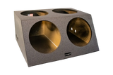 SoundSkins Enclosures | Universal Quad 15" Angle Face Sealed - Premium USA Made Subwoofer Box with Bed Liner Spray Finish SoundSkins Global