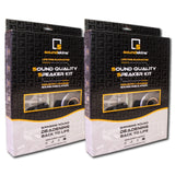 SoundSkins | Sound Quality Speaker Kit — 4 Door Bundle | SSK-SQSK-4DR | 4x Foam Speaker Rings, 4x Foam Backing Sheets, 4x Speaker Kit Sheets, 2x Strip Tape 3' 3/8" SoundSkins Global