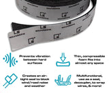 SoundSkins | Silent Strip 1" Sound Deadening Closed Cell Acoustic Foam Tape | SSK-STRIP1 | Rubber Closed Cell Foam (1" Wide) SoundSkins Global
