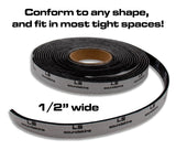 SoundSkins | Silent Strip 1/2" Sound Deadening Closed Cell Acoustic Foam Tape | SSK-STRIP1/2 | Rubber Closed Cell Foam (1/2" Wide) SoundSkins Global