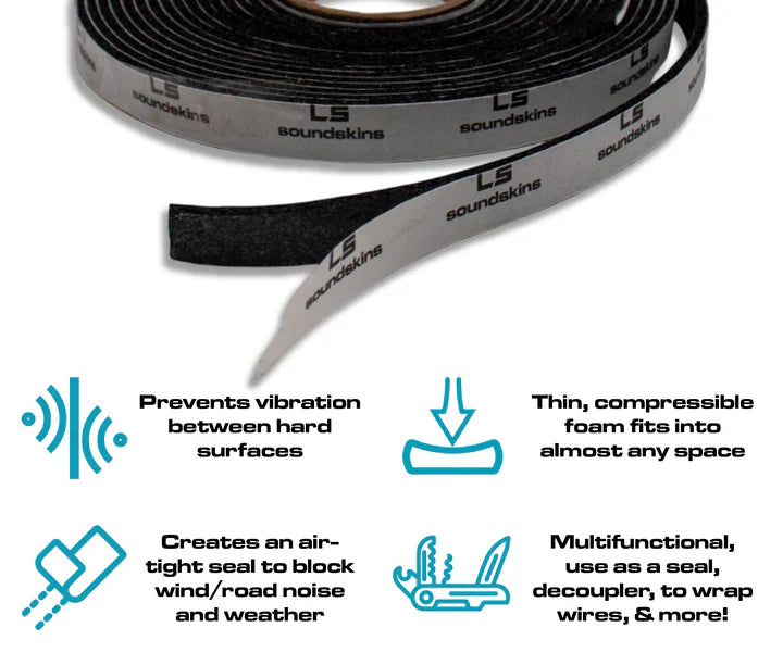 SoundSkins SSK-SQSK | Sound Deadening Sound Quality Speaker Kit | Universal Fitment