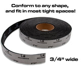 SoundSkins | Silent Strip 3/4" Sound Deadening Closed Cell Acoustic Foam Tape | SSK-STRIP3/4 | Rubber Closed Cell Foam (3/4" Wide) SoundSkins Global