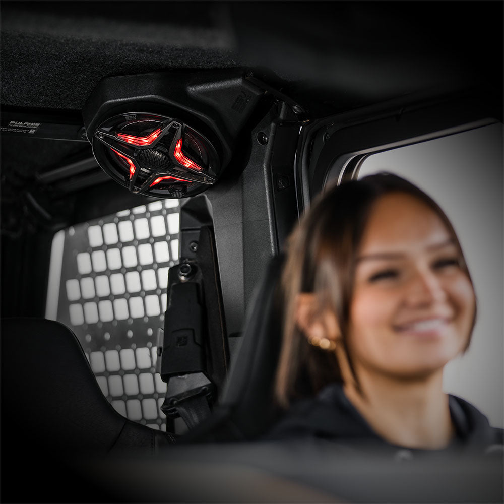 2024-2026 Polaris Xpedition ADV 5 & XP 5, 1800w 8-Speaker Phase-7 V-Spec Plug-&-Play Audio Kit For Ride Command