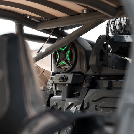 2025-2026 Polaris® RZR Pro R / Pro S / Pro XP Phase-5 V-Spec 7-Speaker Plug-&-Play Kit w/JVC Radio