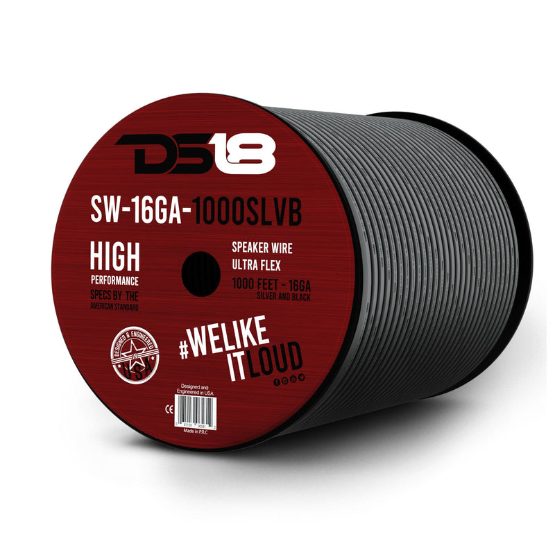 16-GA Speaker Wire 1000 Feet - Red