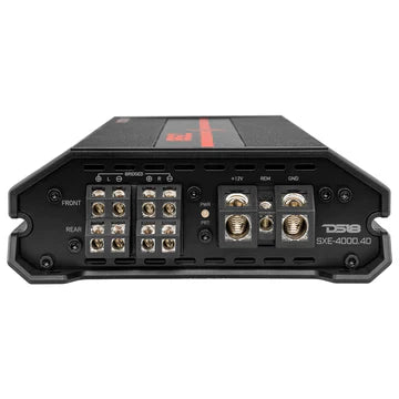 DS18 SXE-4000.4D SXE Class D 4-Channel Full-Range Car Amplifier 4 x 275 RMS @4 Ohm 4000 Watts DS18