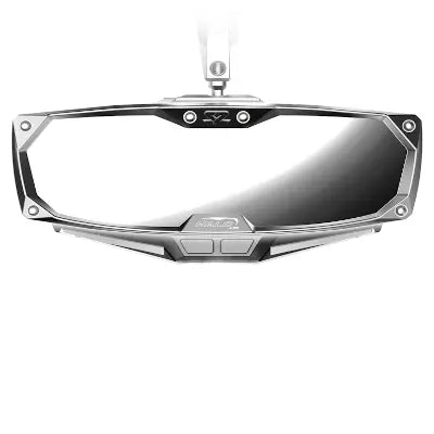 HALO-RA LED REAR VIEW MIRROR W/ CAST ALUMINUM BEZEL - RZR PR Seizmik