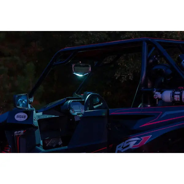 Seizmik Halo-RA LED Rearview Mirror with Cast Aluminum Bezel- Can-Am Defender High Lifter
