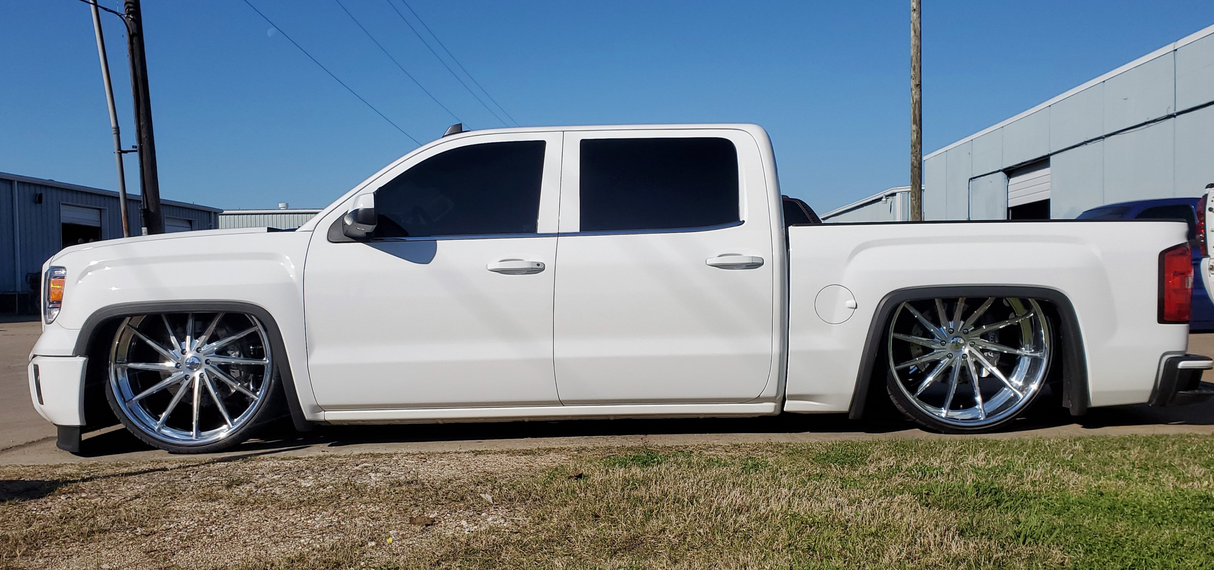 2014-2018 Silverado Sierra Rear Air Bag 3 Link Wishbone Suspension Kit For Regular & Wide Wheels