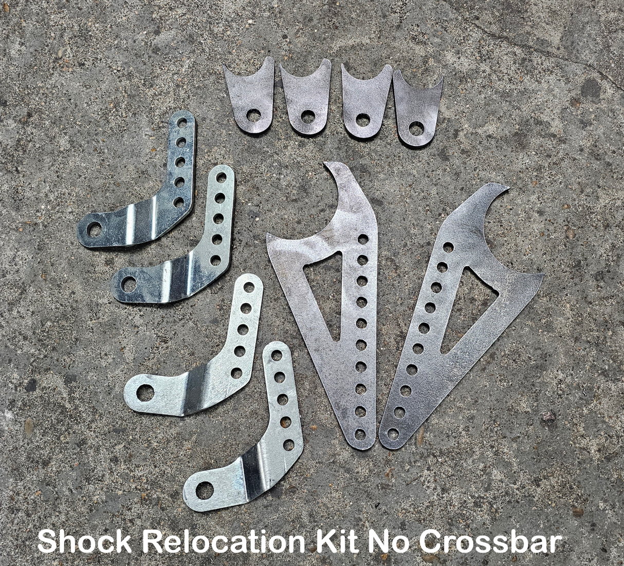 Universal Shock Relocation Brackets w/ Crossbar
