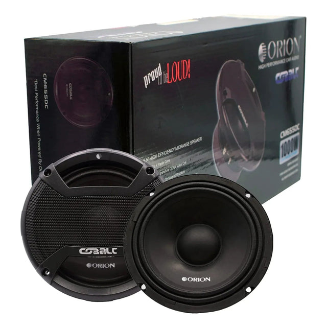 Orion CM655DC 6.5" 250W RMS Midrange Speaker 4-Ohm (Pair) Orion