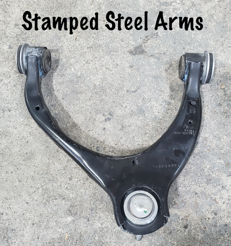 2014-2018 Silverado Sierra 4" Drop Control Arms for Factory Stamped Steel Arms 2wd & 4x4
