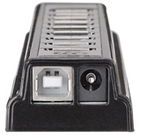 Hi-Speed USB Desktop Hub with 10 USB 2.0 Type-A Ports TekShack