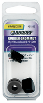 Jandorf 61523 Grommet, 17/64 in ID, 5/8 in OD, Rubber, Black, 5/16 in Thick Panel Jandorf